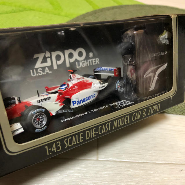 ZIPPO(ジッポー)のトヨタ F1 パナソニック TF103 O.パニス&トヨタF1 限定 ZIPPO エンタメ/ホビーのおもちゃ/ぬいぐるみ(ミニカー)の商品写真