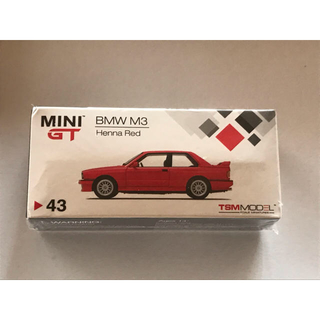 ビーエムダブリュー(BMW)のMINI GT 43 BMW M3 赤 L 左ハンドル(ミニカー)
