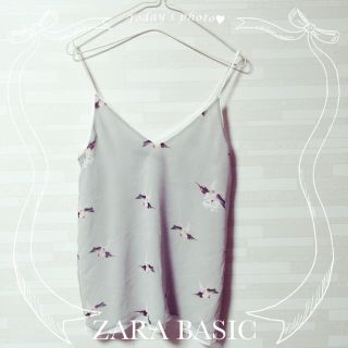 ザラ(ZARA)のZARA♡シフォンキャミ(キャミソール)