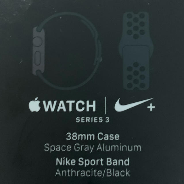 Apple 38mmナイキGPSアップルウォッチ3 黒の通販 by あざらし's shop｜アップルならラクマ - APPLE WATCH3 低価再入荷