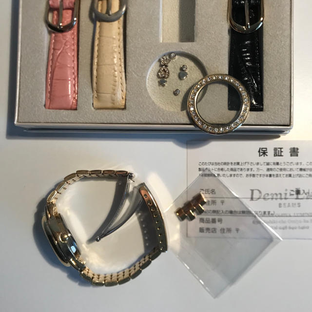 BEAMS(ビームス)のBEAMS Demi Luxe ♡ 3way 腕時計 レディースのファッション小物(腕時計)の商品写真