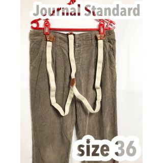 ジャーナルスタンダード(JOURNAL STANDARD)のジャーナルスタンダード　コーデュロイパンツ　サスペンダー　カジュアル　かわいい(カジュアルパンツ)