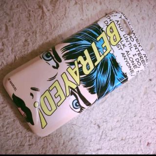 マウジー(moussy)のmoussy✖️marvel  i phone case 6S対応(iPhoneケース)