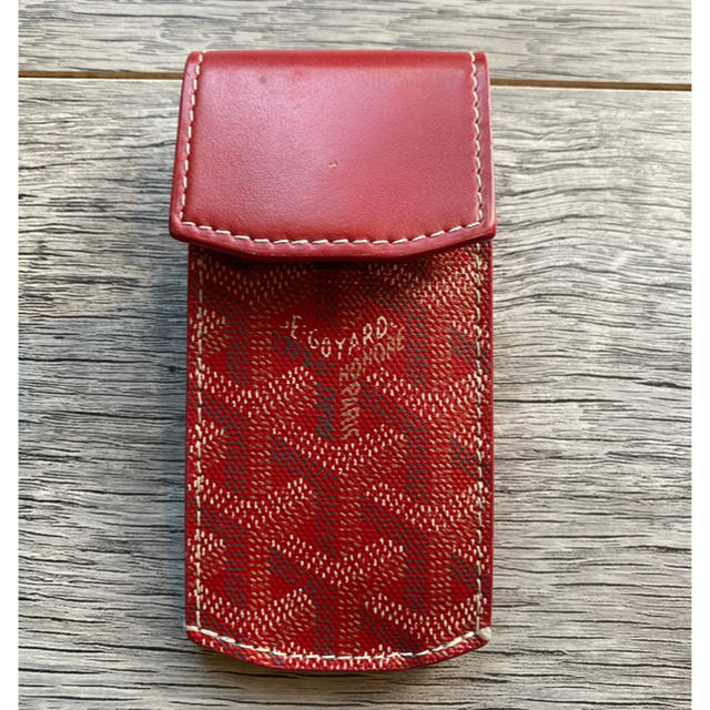 GOYARD - 値下げ GOYARD ゴヤール キーケース キーリング レッドの通販