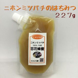 【値下げ】ニホンミツバチのハチミツ（227ｇ）(その他)