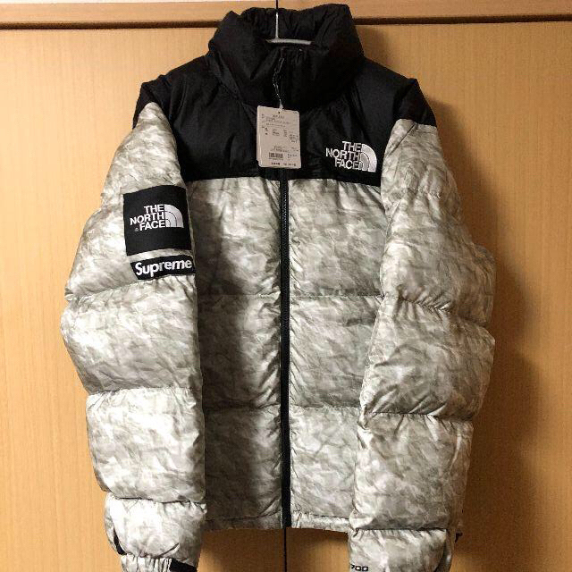 S Supreme North Face Paper Nuptse Jacket