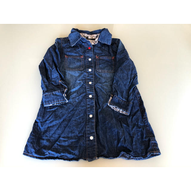 SHOO・LA・RUE(シューラルー)のデニムワンピース キッズ/ベビー/マタニティのキッズ服女の子用(90cm~)(ワンピース)の商品写真