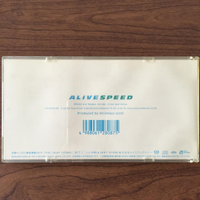 SPEED スピード ALIVE CD エンタメ/ホビーのCD(ポップス/ロック(邦楽))の商品写真