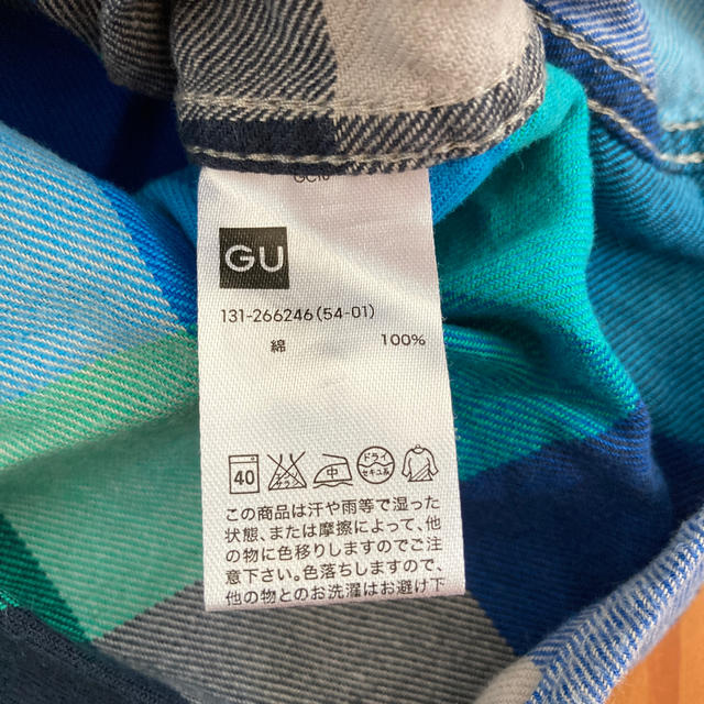 GU(ジーユー)のGU  フランネルチェックシャツ　140 キッズ/ベビー/マタニティのキッズ服男の子用(90cm~)(ブラウス)の商品写真