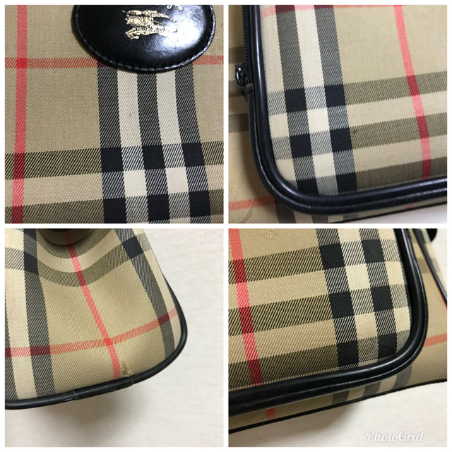 BURBERRY(バーバリー)の美品 Burberrys バーバリーズ ハンドバッグ 大判 ノバチェック レディースのバッグ(ハンドバッグ)の商品写真