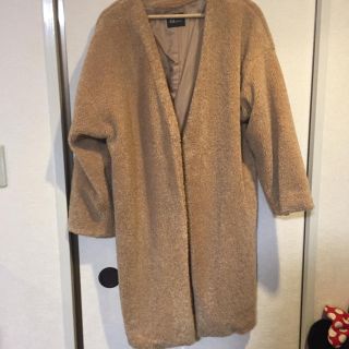 アンドバイピーアンドディー(&byP&D)の＆by Ｐ&Ｄ☆美品☆ボアコート(ロングコート)