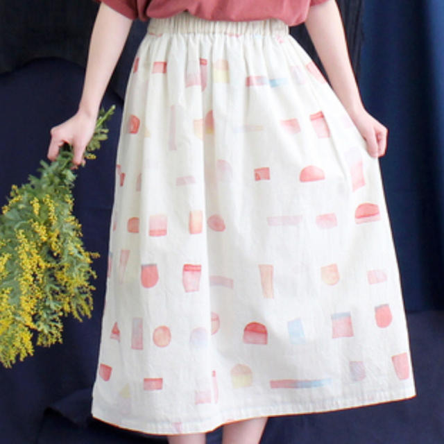 chambre de charme(シャンブルドゥシャーム)のスカート　ピクルス柄 レディースのスカート(ロングスカート)の商品写真