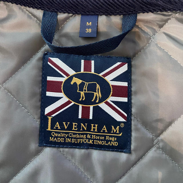 LAVENHAM(ラベンハム)の【超美品】ラベンハム メンズ38 PUDDLEDOCK ネイビー メンズのジャケット/アウター(その他)の商品写真