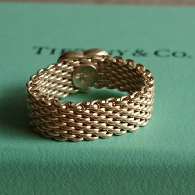 Tiffany & Co. - ティファニー サマセットメッシュリング ハートの通販 by ルル&ビビ|ティファニーならラクマ
