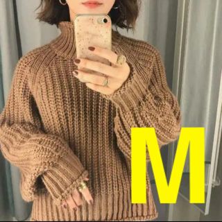 エイチアンドエム(H&M)の◆完売◆H&M チャンキーニット リブニットハイネックセーター　Mサイズ(ニット/セーター)