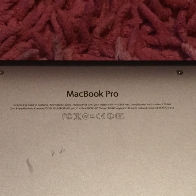 MacBook Pro 画面損傷