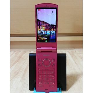 エヌティティドコモ(NTTdocomo)の携帯電話　docom N-01F ピンク (携帯電話本体)