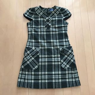 バーバリーブルーレーベル(BURBERRY BLUE LABEL)のBURBERRY BLUELABEL ウール混ワンピース(ミニワンピース)