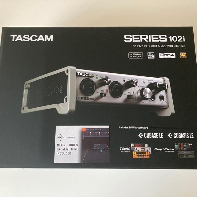 TASCAM SERIES 102i オーディオインターフェース　美品 楽器のDTM/DAW(オーディオインターフェイス)の商品写真
