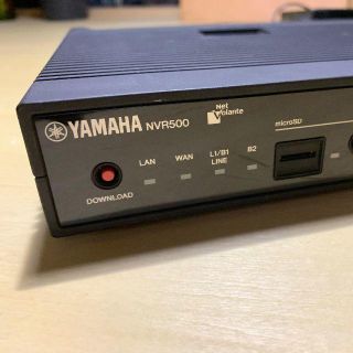 ヤマハ(ヤマハ)の【kuma_y様専用】YAMAHAブロードバンドルーター NVR500(PC周辺機器)