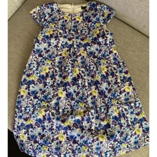 ベベ(BeBe)の美品　 BeBe べべ  花柄ワンピース　120(ワンピース)