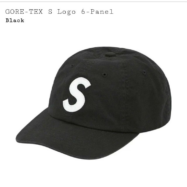 Supreme GORE-TEX S Logo 6-Panel Black帽子