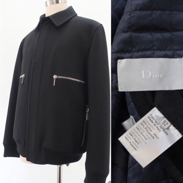 DIOR HOMME(ディオールオム)の【極美品】最終値下げ　DIOR HOMME コート　ジャケット　ジップアップ メンズのジャケット/アウター(ブルゾン)の商品写真