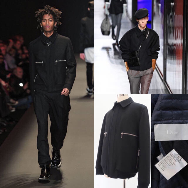 DIOR HOMME(ディオールオム)の【極美品】最終値下げ　DIOR HOMME コート　ジャケット　ジップアップ メンズのジャケット/アウター(ブルゾン)の商品写真