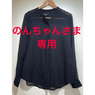 バナナリパブリック(Banana Republic)の★専用★訳あり【Banana Republic】黒 シースルーブラウス 未使用(シャツ/ブラウス(長袖/七分))