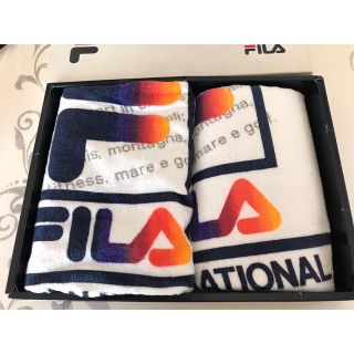 フィラ(FILA)の新品‼ ︎FＩＬAフェイスタオル2枚セット(タオル/バス用品)