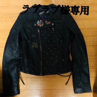 エドハーディー(Ed Hardy)のエドハーディライダースジャケット(ライダースジャケット)