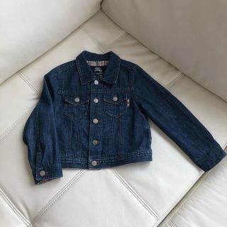 バーバリー(BURBERRY)の【美品】バーバリー　デニムジャケット　100(ジャケット/上着)