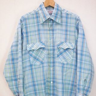 リーバイス(Levi's)の実寸XL 80s ビッグシルエット Levis シャツ USA製 古着 b246(シャツ)