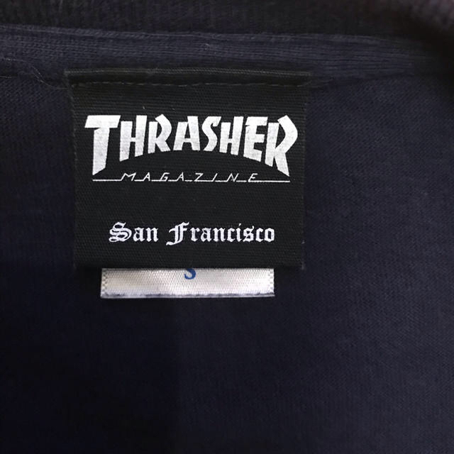 THRASHER(スラッシャー)のTHRASHER 濃紺長袖Tシャツ レディースのトップス(シャツ/ブラウス(長袖/七分))の商品写真