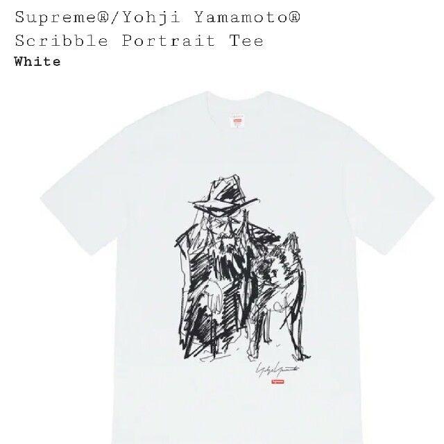 Sサイズ Supreme Yohji Scribble Portrait tee