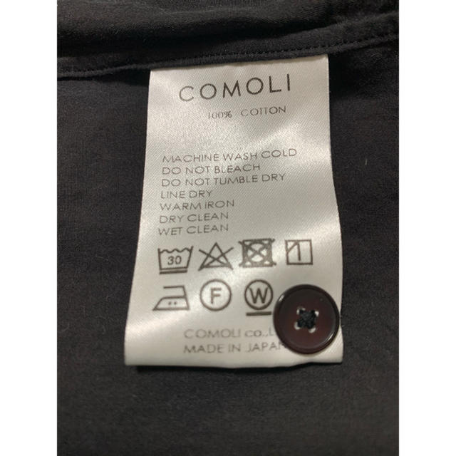 COMOLI(コモリ)の19ss comoli コモリシャツ ブラック サイズ1 メンズのトップス(シャツ)の商品写真