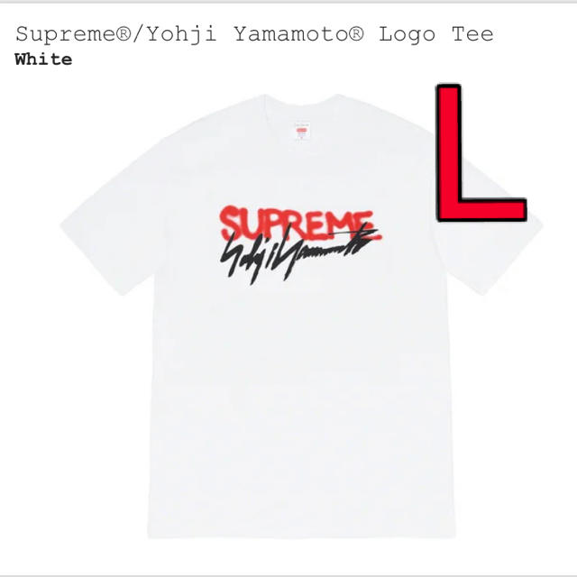 Supreme(シュプリーム)のSupreme®/Yohji Yamamoto® Logo Tee 白 メンズのトップス(Tシャツ/カットソー(半袖/袖なし))の商品写真