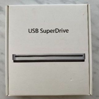 【美品】APPLE 純正 USB Super Drive スーパードライブ(PC周辺機器)