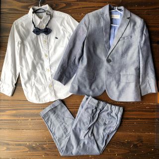 エイチアンドエム(H&M)のえみんご様専用　H&M キッズフォーマル コットンスーツ 110cm(ドレス/フォーマル)