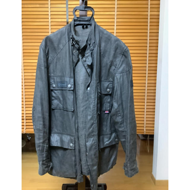 BELSTAFF(ベルスタッフ)の90s？ベルスタッフ　パンサー　リネンオイルド　トライアルマスター メンズのジャケット/アウター(ライダースジャケット)の商品写真