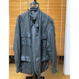 ベルスタッフ(BELSTAFF)の90s？ベルスタッフ　パンサー　リネンオイルド　トライアルマスター(ライダースジャケット)