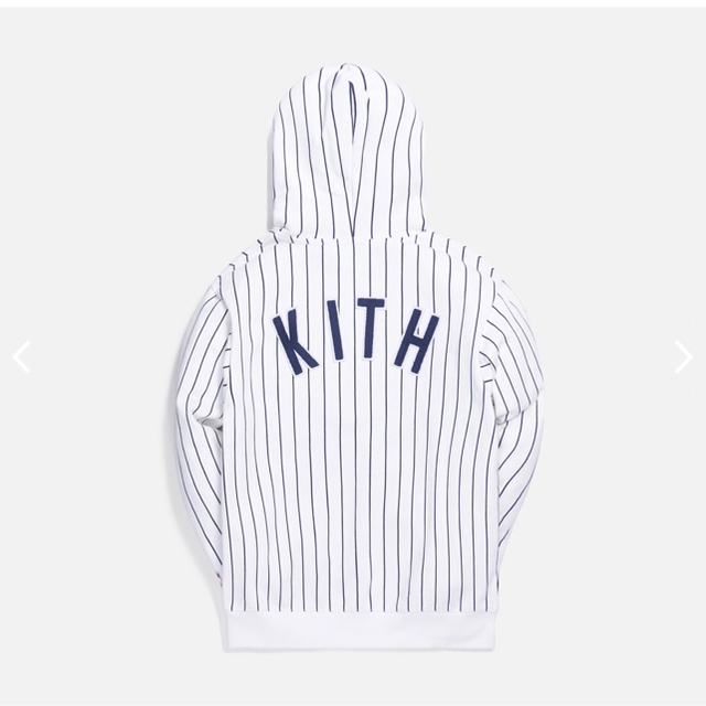 【MLB × Kith】ヤンキースストライプ　パーカー