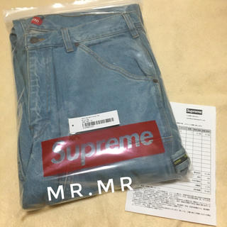 シュプリーム(Supreme)の新品●34 Double Knee Denim Painter Pant(ペインターパンツ)