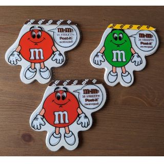 エムアンドエム(M&M)のm&m's メモ帳　ポストイット(ノート/メモ帳/ふせん)