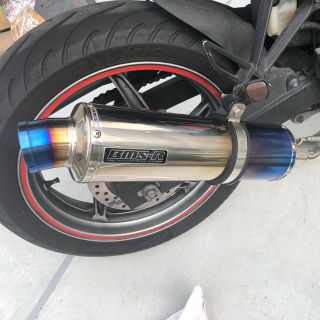 ビームス(BEAMS)のCBR250R（mc41）用　beams チタンマフラー(汎用パーツ)