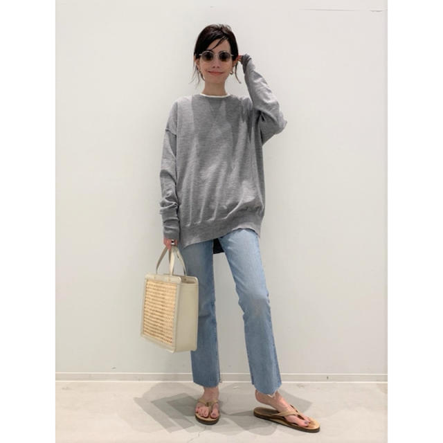 L'Appartement DEUXIEME CLASSE(アパルトモンドゥーズィエムクラス)のL'Appartement◆side slit knit  AP STUDIO  レディースのトップス(ニット/セーター)の商品写真