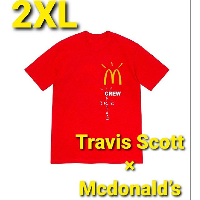 CACTUS(カクタス)の[新品] Travis Scott x McDonald's Crew TEE メンズのトップス(Tシャツ/カットソー(半袖/袖なし))の商品写真