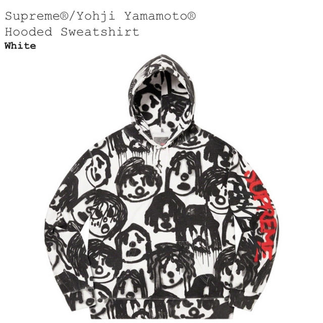 Supreme/Yohji Yamamoto Hooded Sweatshirtsupremeパーカー