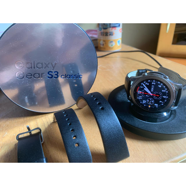 品質一番の galaxy gear s3 classic (wenaバンド付き) 腕時計(デジタル)