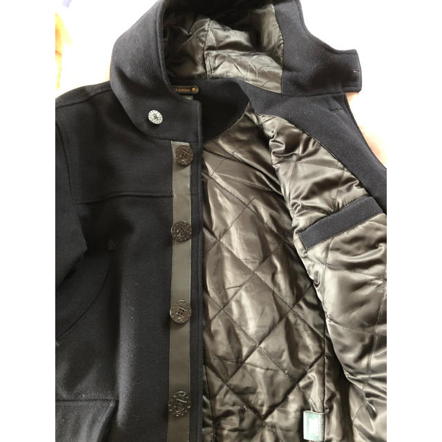 SPIEWAK フーデッドコート ウール NVY メンズのジャケット/アウター(ピーコート)の商品写真
